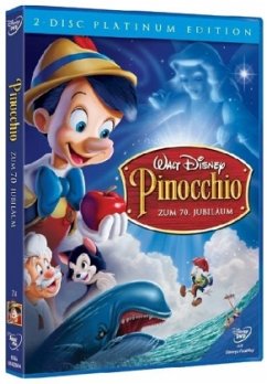 Pinocchio, Platinum Edition, 2 DVD-Videos