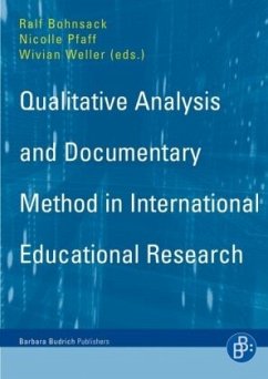 Qualitative Analysis and Documentary Method in International Educational Research - Bohnsack, Ralf / Pfaff, Nicolle / Weller, Wivian (Hrsg.)