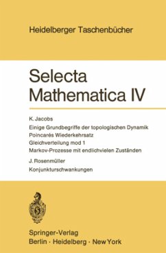 Selecta Mathematica IV - Jacobs, K.;Rosenmüller, J.