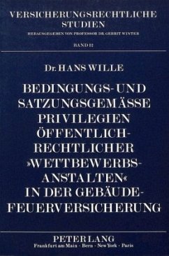 Cover Bedingungs- und satzungsgemäße Privilegien öffentlich-rechtlicher 