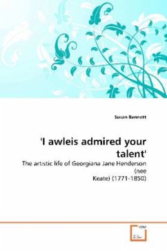 'I awleis admired your talent' - Bennett, Susan