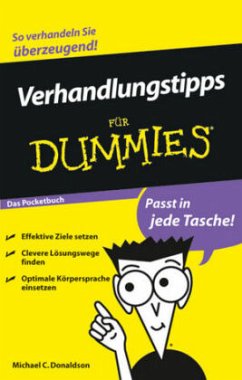 Verhandlungstipps für Dummies - Donaldson, Michael C.