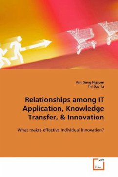 Cover Relationships among IT Application, Knowledge Transfer,