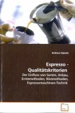 Espresso - Qualitätskriterien