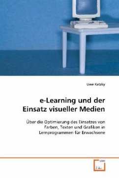 e-Learning und der Einsatz visueller Medien - Katzky, Uwe