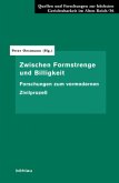 Zwischen Formstrenge und Billigkeit