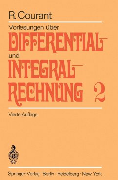 Vorlesungen über Differential- und Integralrechnung - Courant, Richard