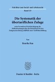 Die Systematik der übertariflichen Zulage