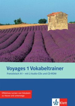 Vokabeltrainer, m. 2 Audio-CDs u. CD-ROM / Voyages - Französisch für Erwachsene Bd.1