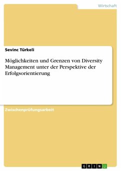 Möglichkeiten und Grenzen von Diversity Management unter der Perspektive der Erfolgsorientierung - Türkeli, Sevinc