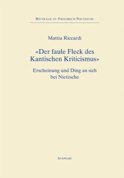 Cover «Der faule Fleck des Kantischen Kriticismus»