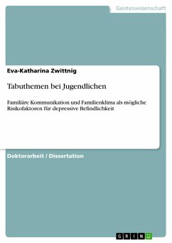 Tabuthemen bei Jugendlichen - Zwittnig, Eva-Katharina