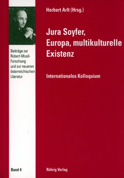 Cover Jura Soyfer, Europa, multikulturelle Existenz