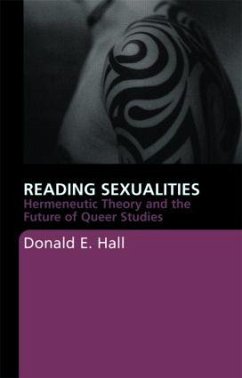 Reading Sexualities - Hall, Donald E.