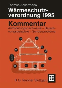 Kommentar zur Wärmeschutzverordnung 1995 - Ackermann, Thomas