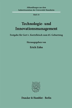 Technologie- und Innovationsmanagement. - Zahn, Erich (Hrsg.)