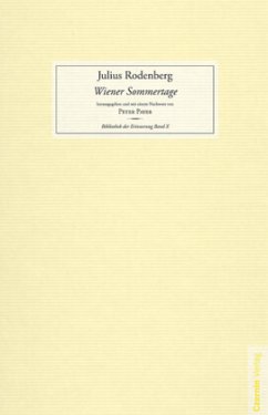 Wiener Sommertage - Rodenberg, Julius