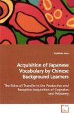 Acquisition of Japanese Vocabulary by Chinese Background Learners