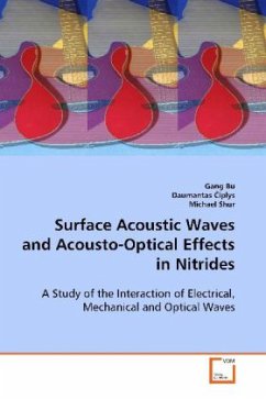 Surface Acoustic Waves and Acousto-Optical Effects in Nitrides - Bu, Gang