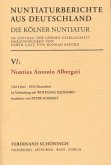 Nuntius Antonio Albergati / Nuntiaturberichte aus Deutschland nebst ergänzenden Aktenstücken Bd.5/2, Tl.2