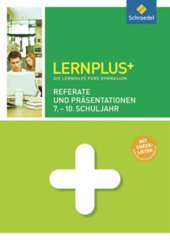 Cover Referate und Präsentationen 7.-10. Schuljahr / Lernplus+