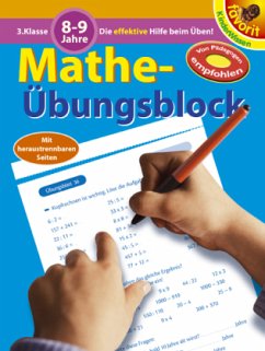 Cover Mathe-Übungsblock, 3. Klasse