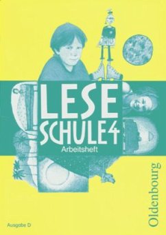 Cover Arbeitsheft, 4. Schuljahr / Leseschule, Lese-Sprach-Buch, Ausgabe D