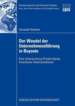 Der Wandel der Unternehmensführung in Buyouts - Geidner, Annabell
