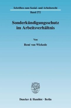 Sonderkündigungsschutz im Arbeitsverhältnis - Wickede, René von