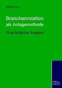 Branchenrotation als Anlagemethode - Hlava, Steffen