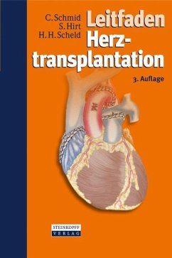 Leitfaden Herztransplantation - Schmid, Christof;Hirt, Stephan;Scheld, Hans Heinrich