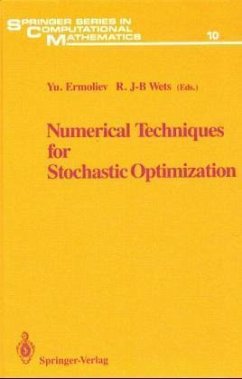 Numerical Techniques for Stochastic Optimization - Ermoliev, Yuri und Roger J-B. Wets