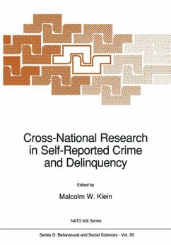 Cross-National Research in Self-Reported Crime and Delinquency - Klein, M.W. (ed.)