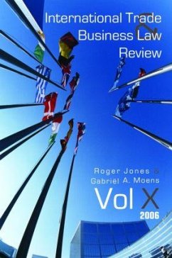International Trade and Business Law Review - Jones, Roger / Moens, Gabriel (eds.)