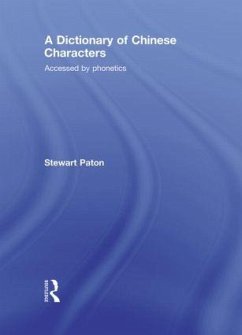 A Dictionary of Chinese Characters - Paton, Stewart