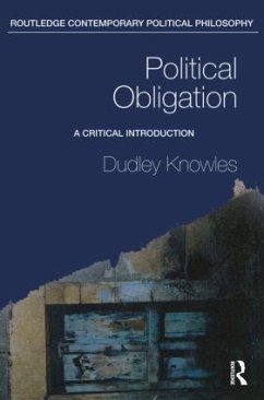 Political Obligation - Knowles, Dudley