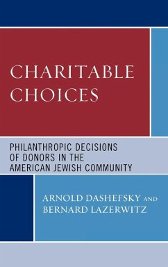 Charitable Choices - Dashefsky, Arnold; Lazerwitz, Bernard