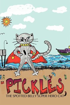 Pickles, The Spotted Belly Super Hero Cat