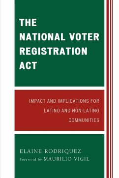 The National Voter Registration Act - Rodriquez, Elaine