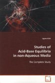 Studies of Acid-Base Equilibria in non-Aqueous Media