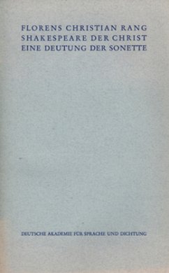 Cover Shakespeare der Christ