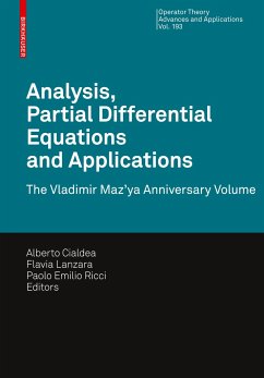 Analysis, Partial Differential Equations and Applications - Cialdea, Alberto / Lanzara, Flavia / Ricci, Paolo Emilio (Hrsg.)