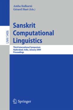 Sanskrit Computational Linguistics - Kulkarni, Amba / Huet, Gérard (Volume editor)