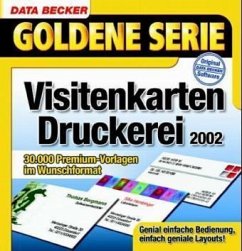 Visitenkarten-Druckerei 2002, 1 CD-ROM