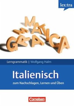 Cover lex:tra Lerngrammatik Italienisch zum Nachschlagen, Lernen und Üben