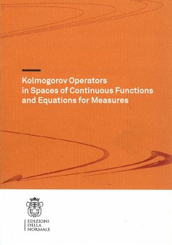 Kolmogorov Operators in Spaces of Continuous Functions and Equations for Measures - Manca, Luigi