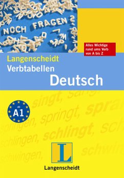 Cover Langenscheidt Verbtabellen Deutsch