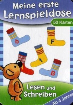 Cover Meine erste Lernspieldose (Kinderspiel), Lesen und Schreiben