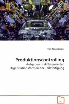 Produktionscontrolling - Ronneberger, Tim