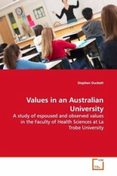 Values in an Australian University - Duckett, Stephen